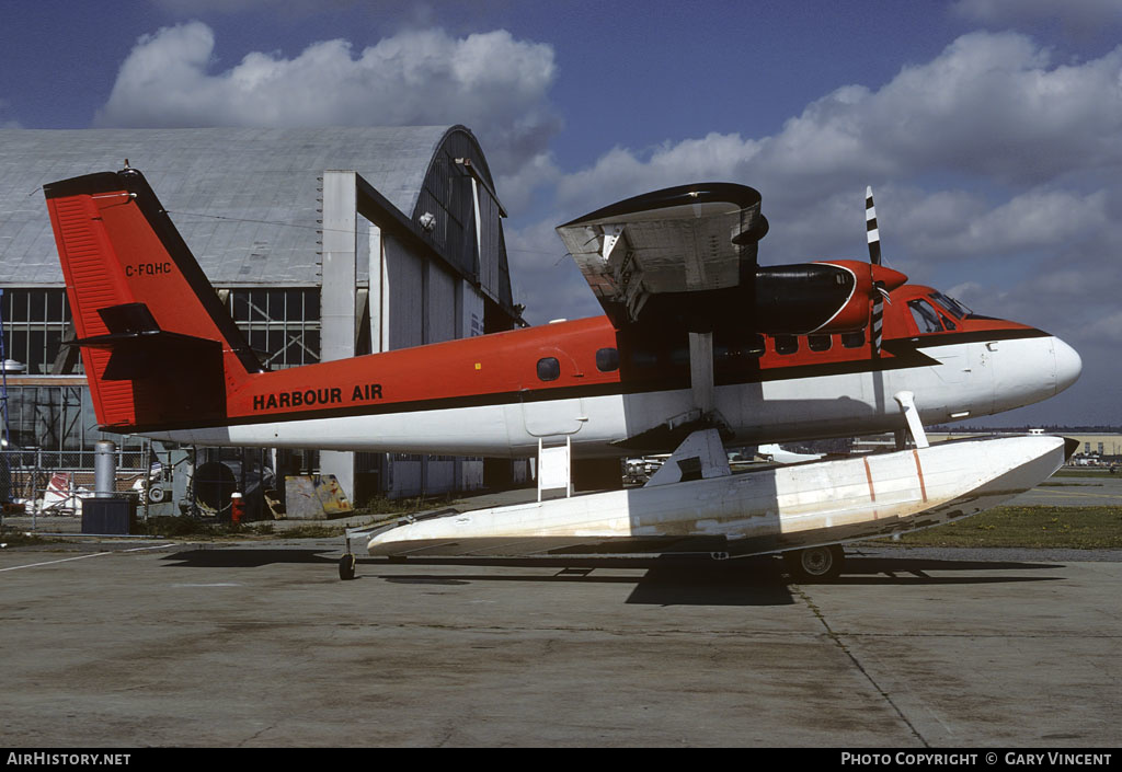 Aircraft Photo of C-FQHC | De Havilland Canada DHC-6-100 Twin Otter | Harbour Air | AirHistory.net #273272