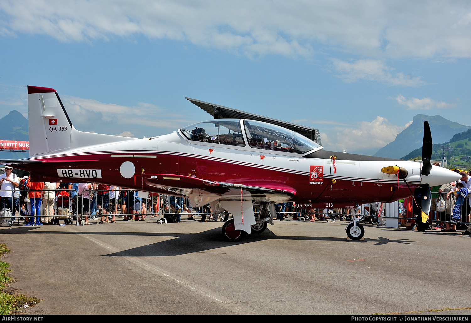 Aircraft Photo of HB-HVD / QA353 | Pilatus PC-21 | AirHistory.net #273292