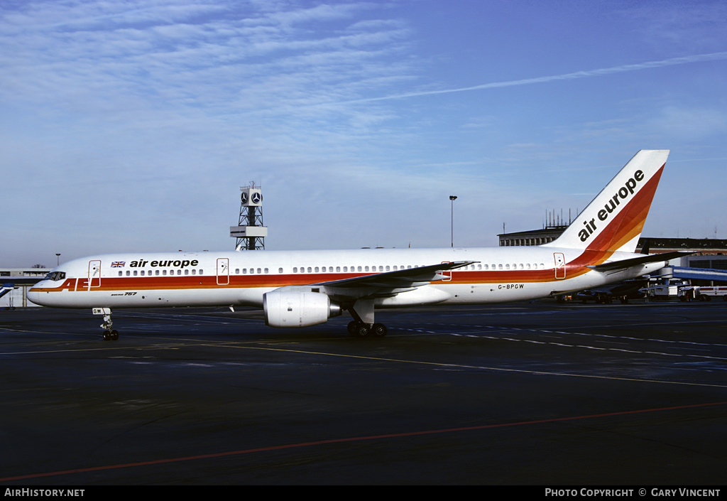 Aircraft Photo of G-BPGW | Boeing 757-236 | Air Europe | AirHistory.net #273299