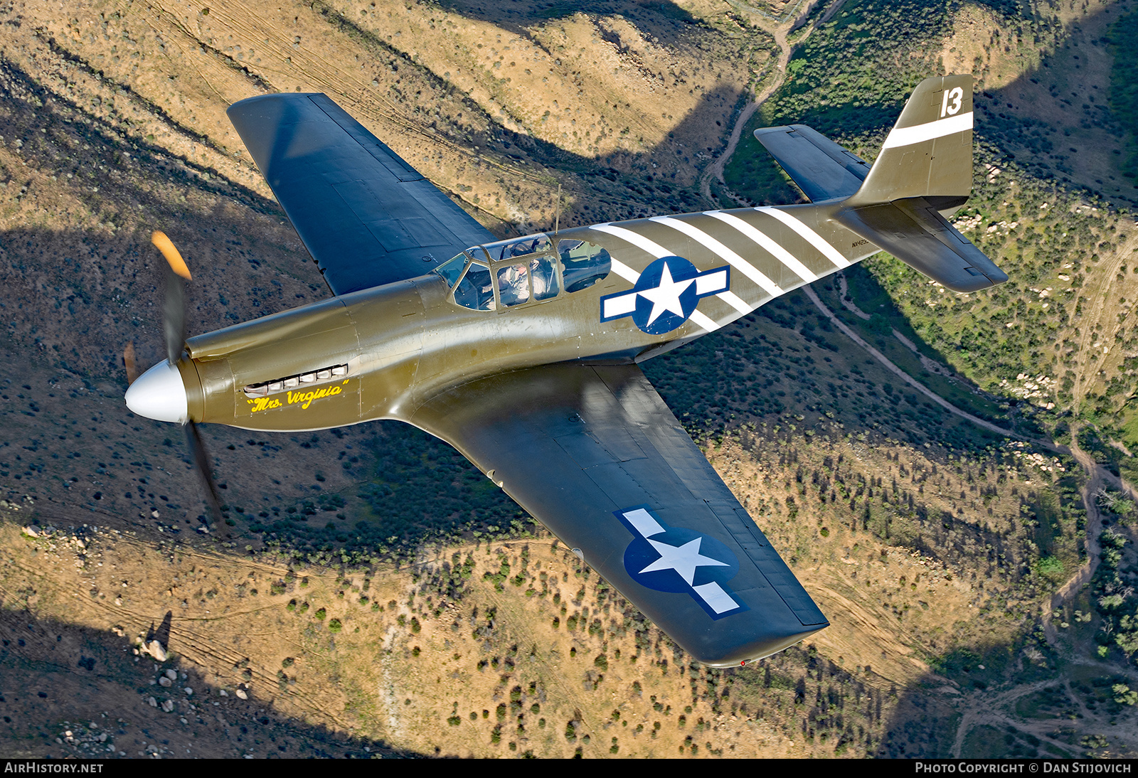 Aircraft Photo of 43-6251 / N4235Y | North American P-51A Mustang | USA - Army | AirHistory.net #273306