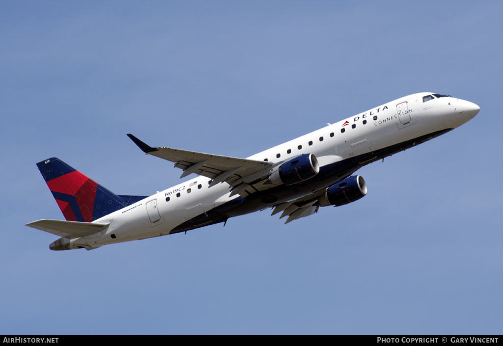 Aircraft Photo of N619CZ | Embraer 175LR (ERJ-170-200LR) | Delta Connection | AirHistory.net #273307