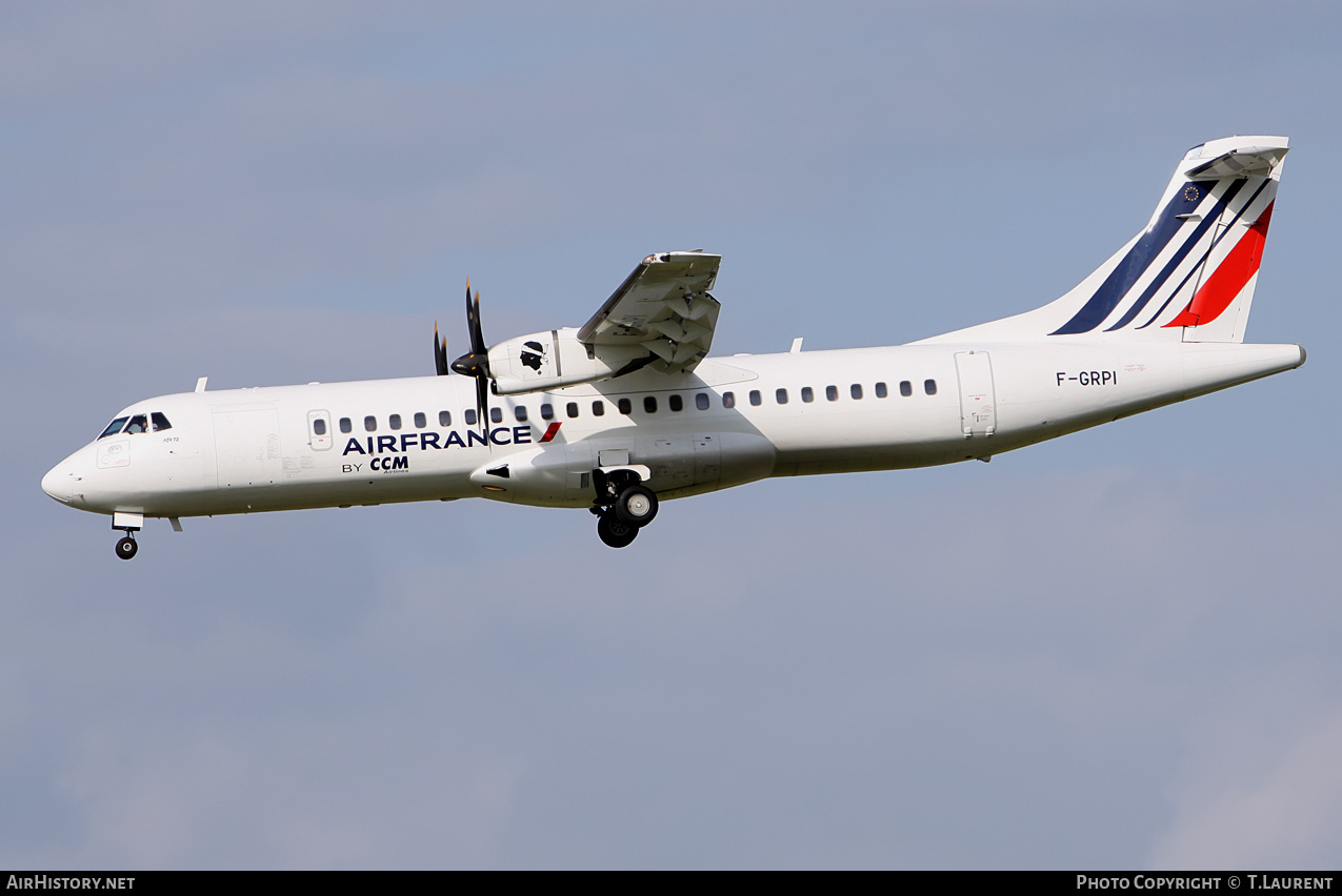 Aircraft Photo of F-GRPI | ATR ATR-72-500 (ATR-72-212A) | Air France | AirHistory.net #273352