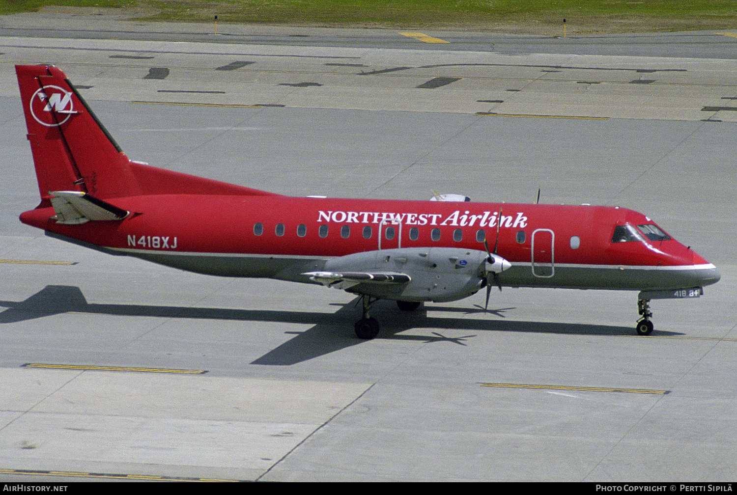 Aircraft Photo of N418XJ | Saab 340B/Plus | Northwest Airlink | AirHistory.net #273358