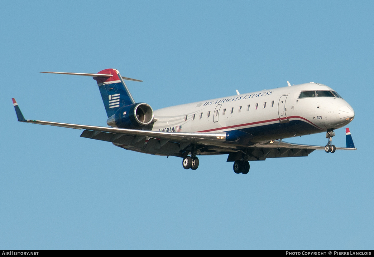 Aircraft Photo of N408AW | Bombardier CRJ-200LR (CL-600-2B19) | US Airways Express | AirHistory.net #273394