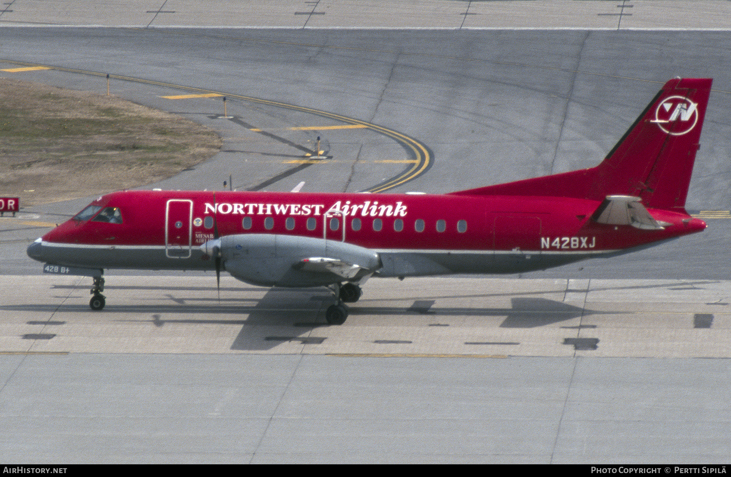 Aircraft Photo of N428XJ | Saab 340B/Plus | Northwest Airlink | AirHistory.net #273409