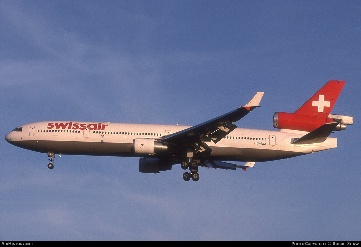 Aircraft Photo of HB-IWA | McDonnell Douglas MD-11 | Swissair | AirHistory.net #273410