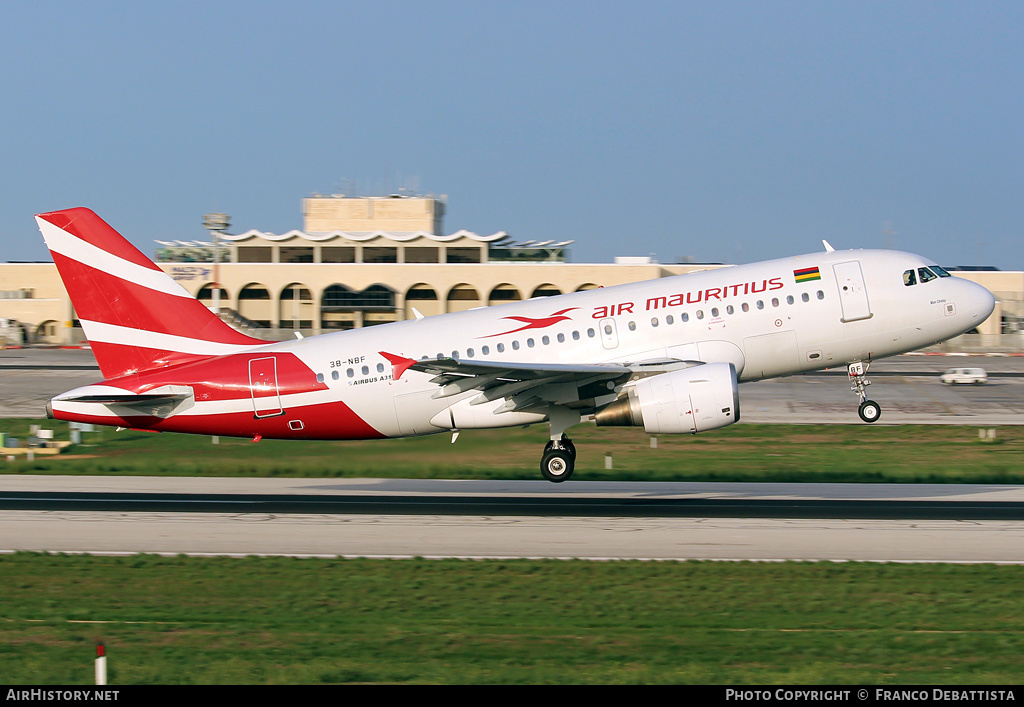 Aircraft Photo of 3B-NBF | Airbus A319-112 | Air Mauritius | AirHistory.net #273418