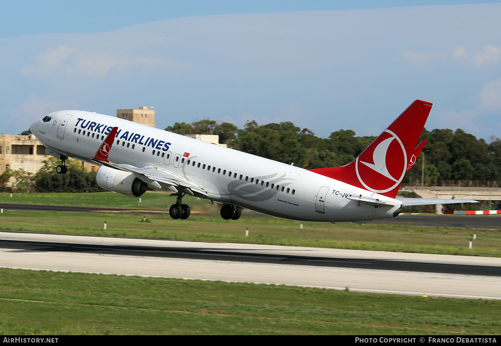 Aircraft Photo of TC-JVT | Boeing 737-8F2 | Turkish Airlines | AirHistory.net #273421