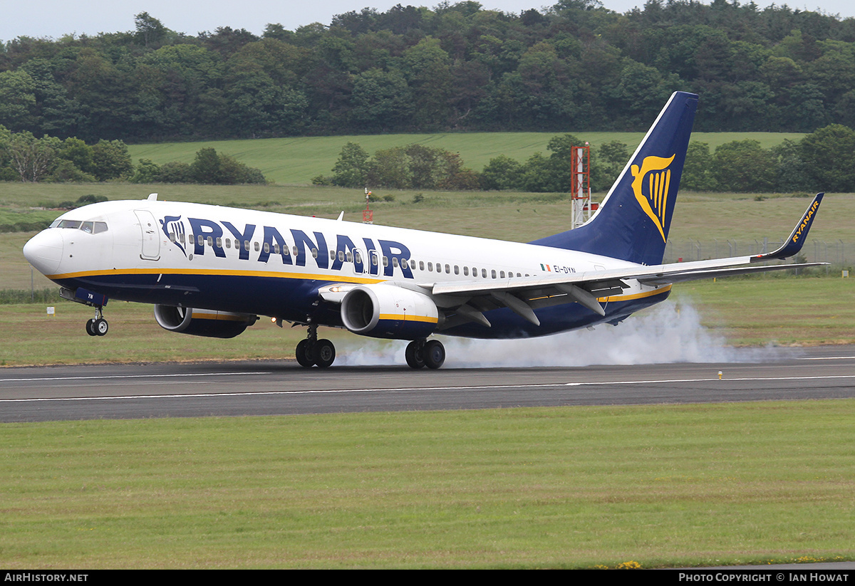 Aircraft Photo of EI-DYN | Boeing 737-8AS | Ryanair | AirHistory.net #273443