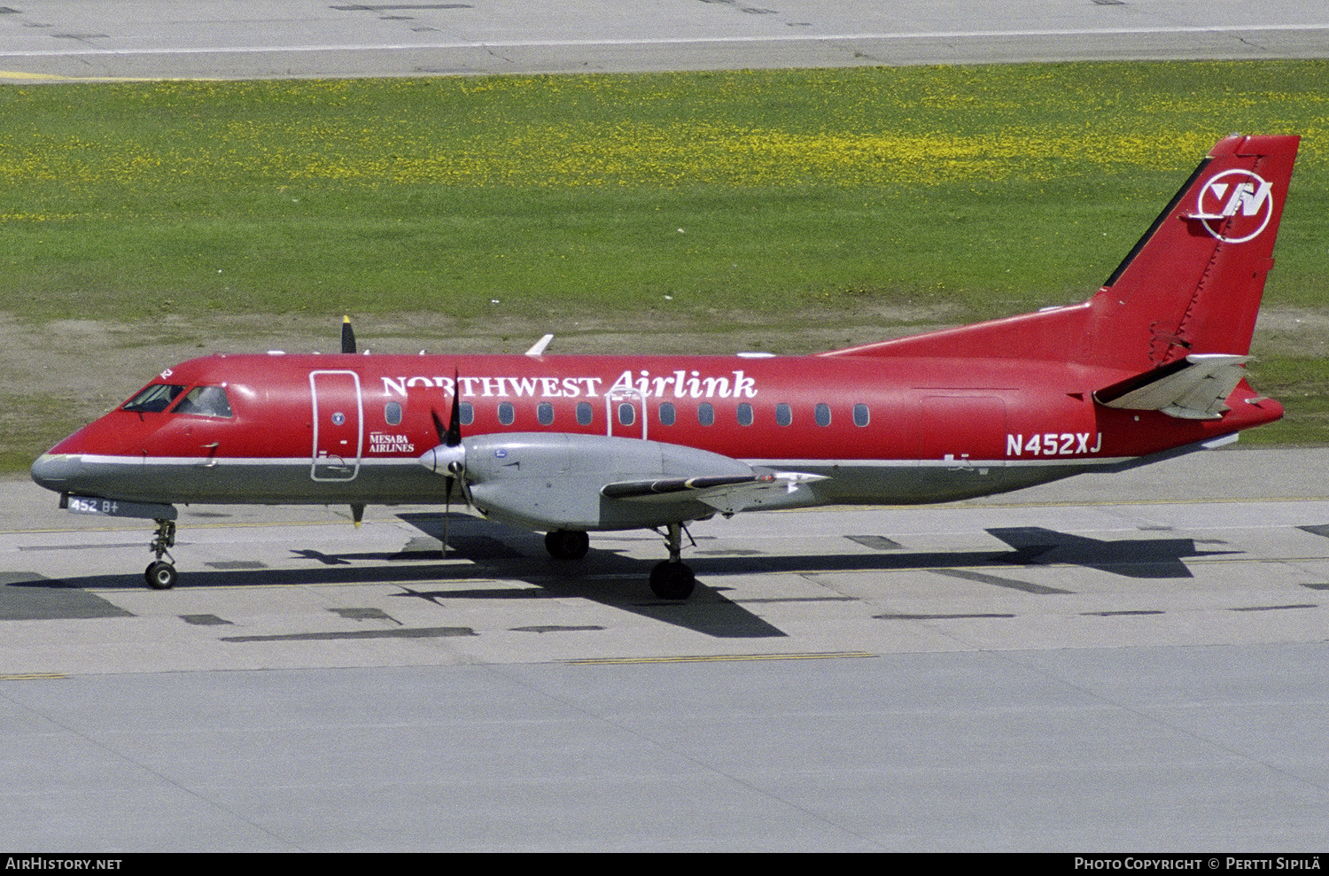 Aircraft Photo of N452XJ | Saab 340B/Plus | Northwest Airlink | AirHistory.net #273454