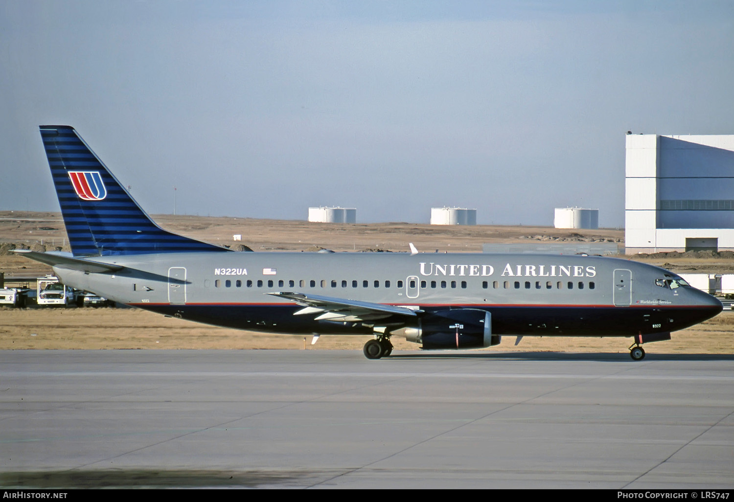 Aircraft Photo of N322UA | Boeing 737-322 | United Airlines | AirHistory.net #273462