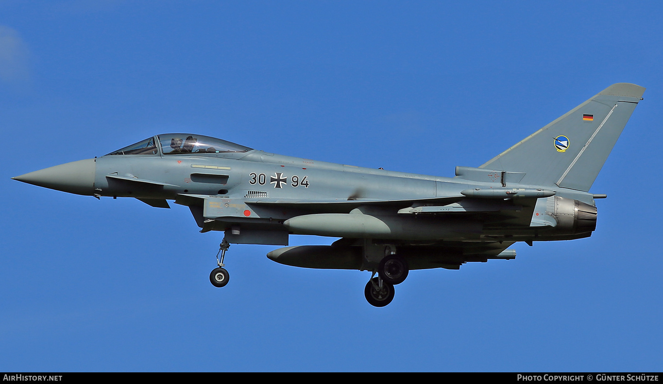 Aircraft Photo of 3094 | Eurofighter EF-2000 Typhoon S | Germany - Air Force | AirHistory.net #273468