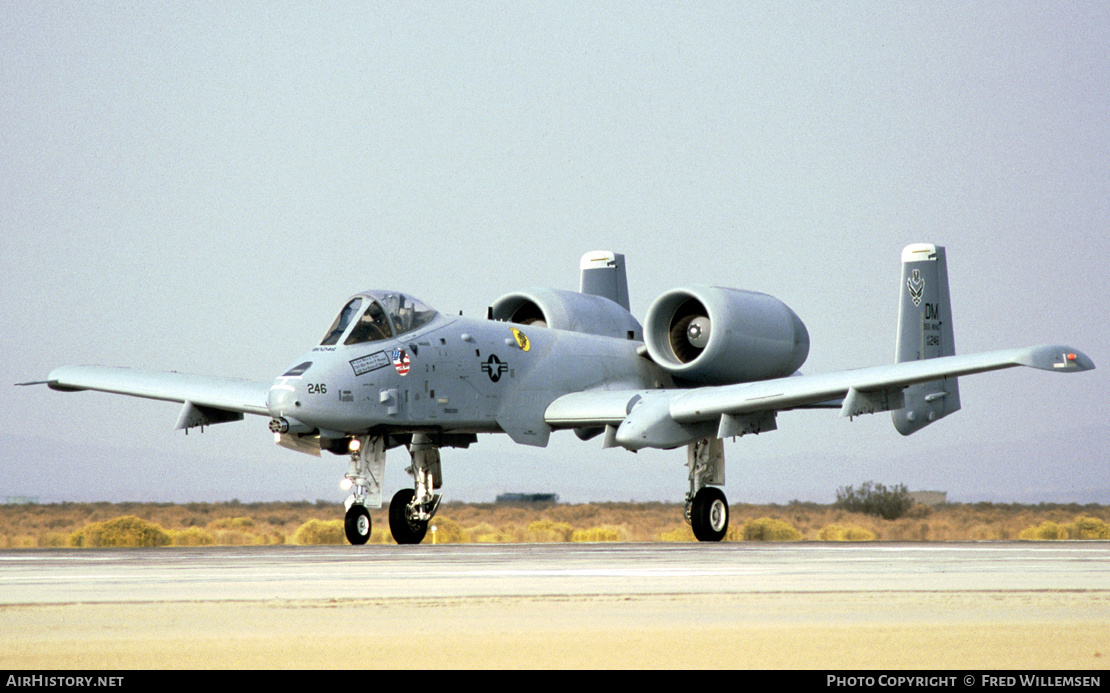 Aircraft Photo of 80-0246 | Fairchild A-10A Thunderbolt II | USA - Air Force | AirHistory.net #273495