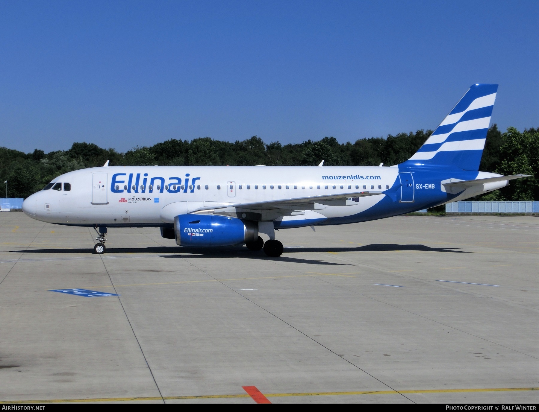 Aircraft Photo of SX-EMB | Airbus A319-133 | Ellinair | AirHistory.net #273501