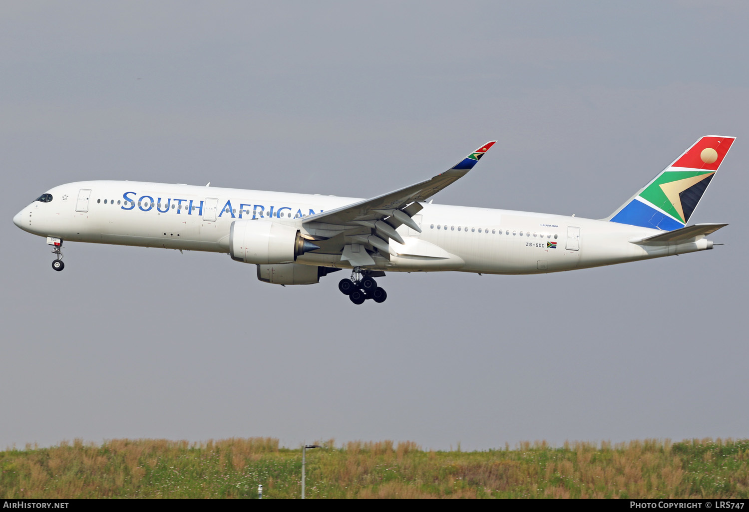 Aircraft Photo of ZS-SDC | Airbus A350-941 | South African Airways | AirHistory.net #273506