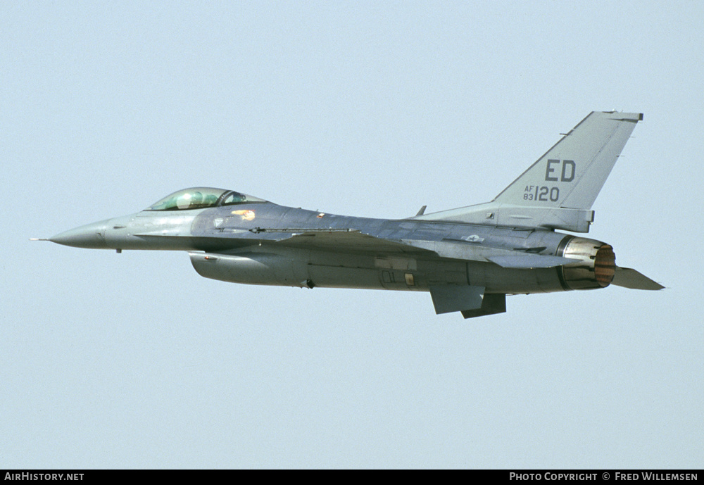Aircraft Photo of 83-1120 / AF83-120 | General Dynamics F-16ES Fighting Falcon | USA - Air Force | AirHistory.net #273507