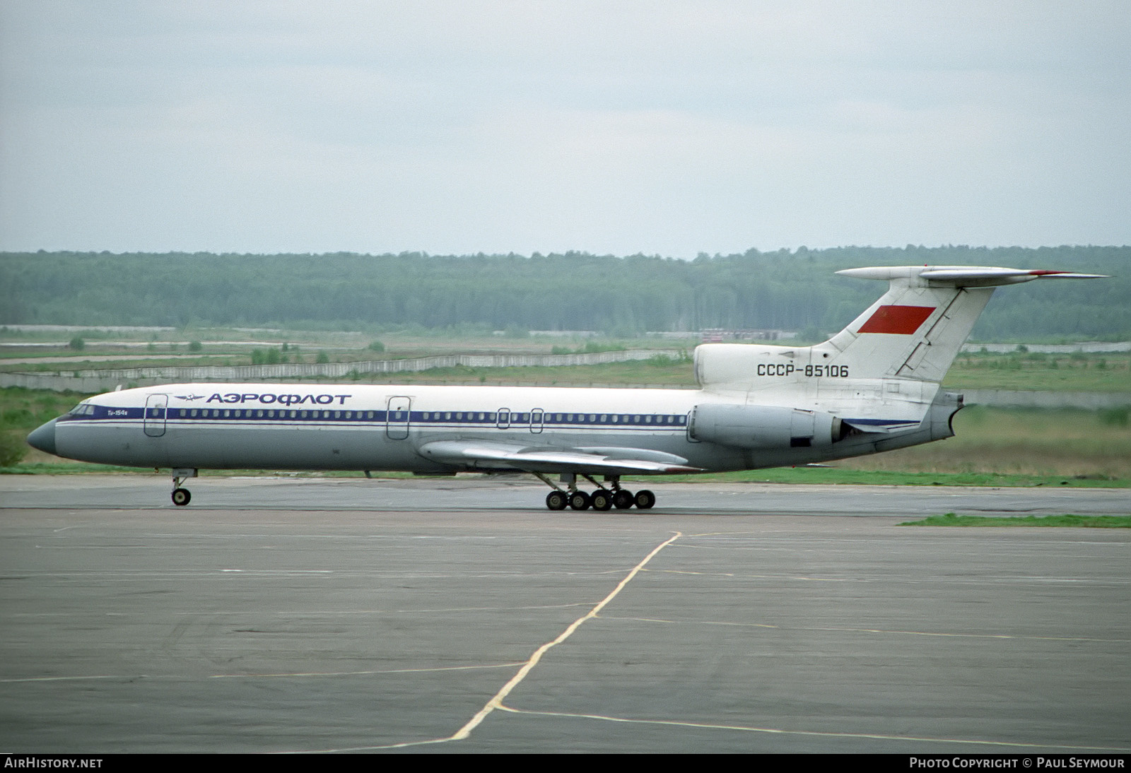 Aircraft Photo of CCCP-85106 | Tupolev Tu-154B | Aeroflot | AirHistory.net #273511