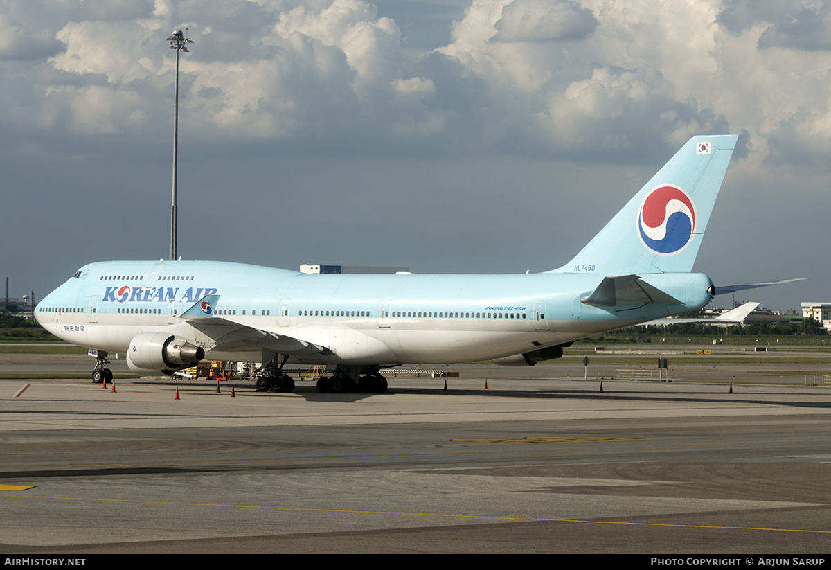 Aircraft Photo of HL7460 | Boeing 747-4B5 | Korean Air | AirHistory.net #273514