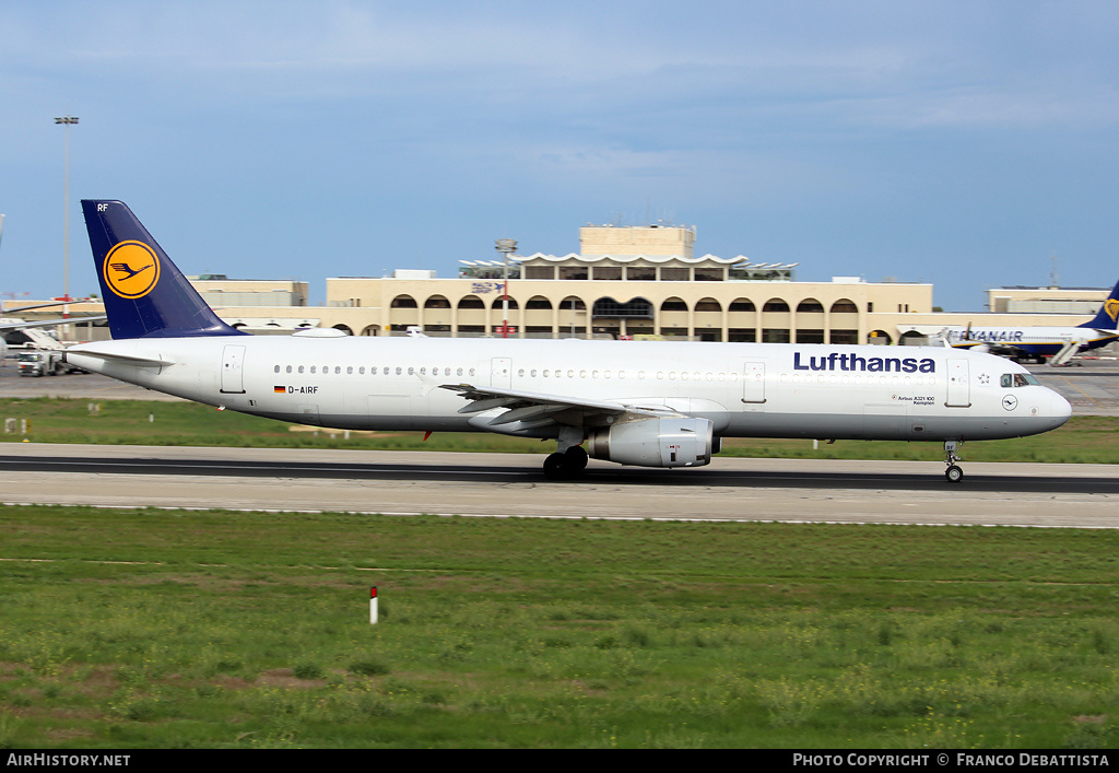 Aircraft Photo of D-AIRF | Airbus A321-131 | Lufthansa | AirHistory.net #273520