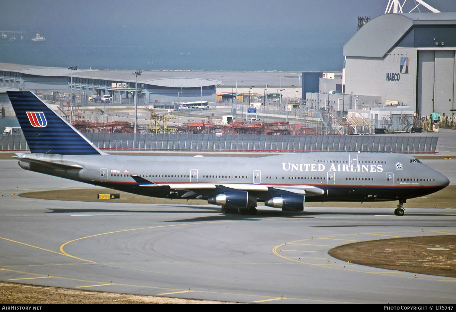 Aircraft Photo of N186UA | Boeing 747-422 | United Airlines | AirHistory.net #273533