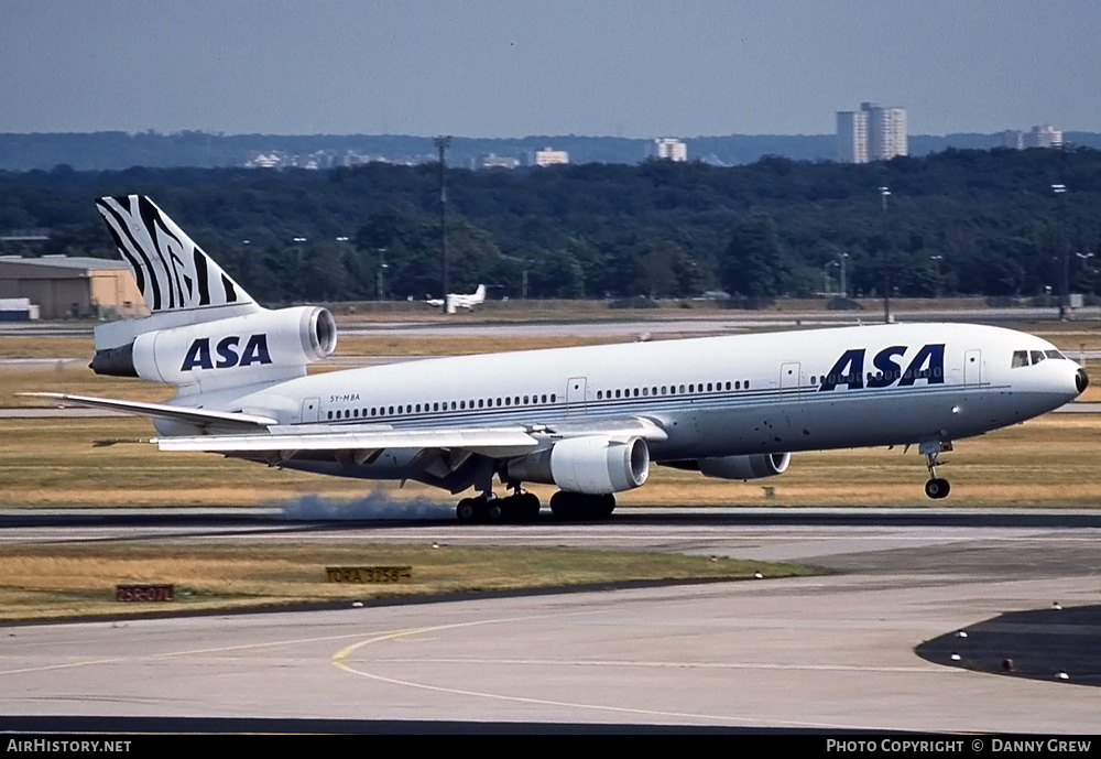 Aircraft Photo of 5Y-MBA | McDonnell Douglas DC-10-30 | African Safari Airways - ASA | AirHistory.net #273544