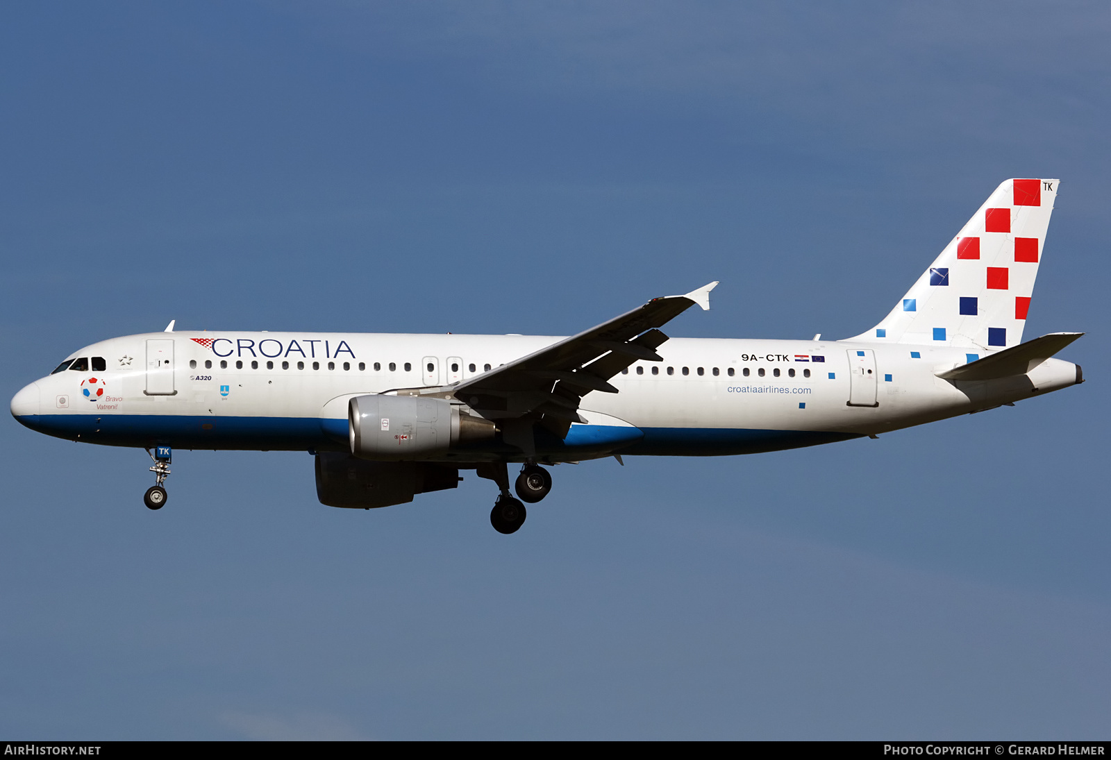 Aircraft Photo of 9A-CTK | Airbus A320-214 | Croatia Airlines | AirHistory.net #273568