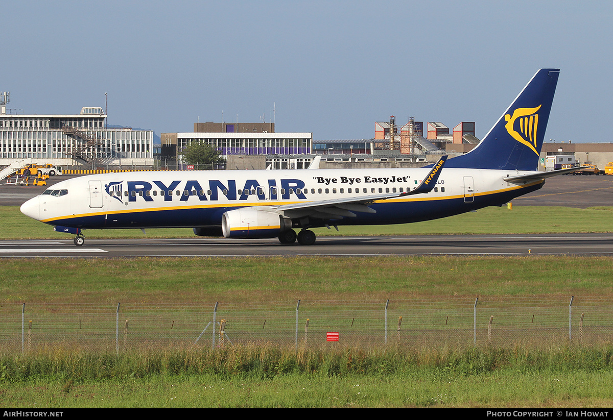 Aircraft Photo of EI-DLO | Boeing 737-8AS | Ryanair | AirHistory.net #273583