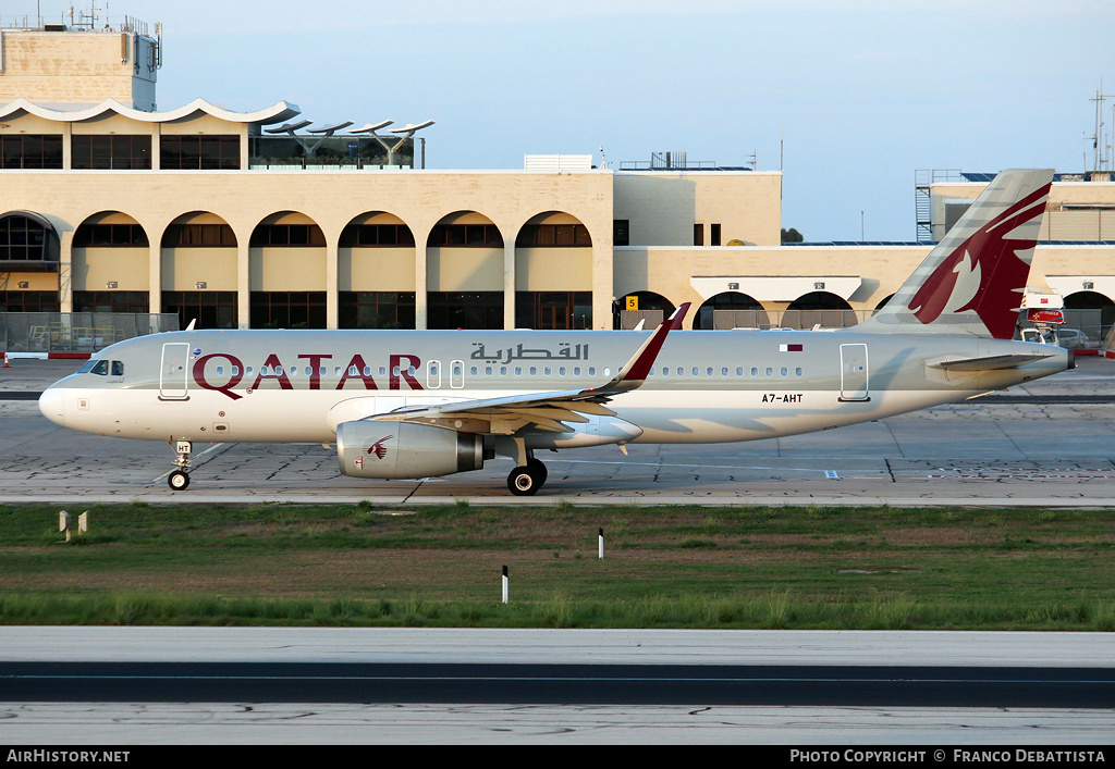 Aircraft Photo of A7-AHT | Airbus A320-232 | Qatar Airways | AirHistory.net #273584
