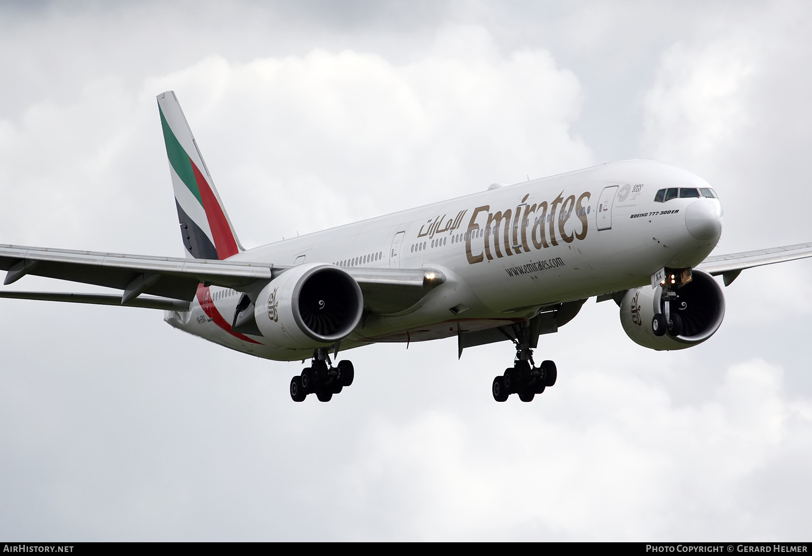Aircraft Photo of A6-ENX | Boeing 777-31H/ER | Emirates | AirHistory.net #273592