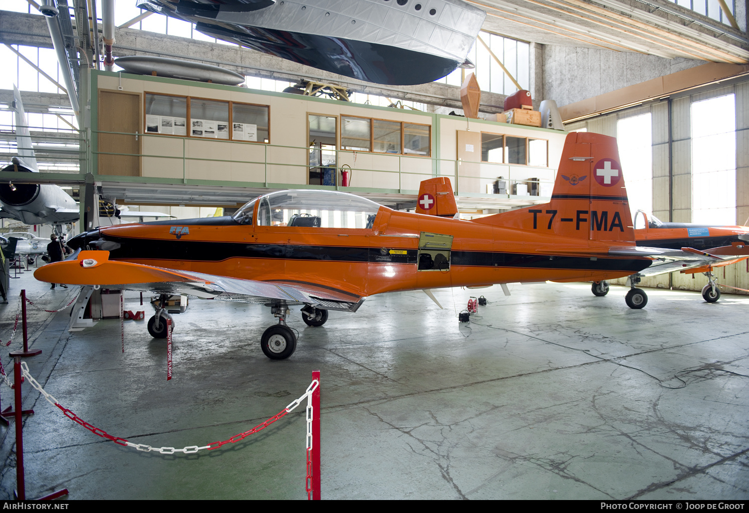 Aircraft Photo of T7-FMA | Pilatus PC-7 | FFA Museum - Fliegermuseum Fahrzeugmuseum Altenrhein | AirHistory.net #273600