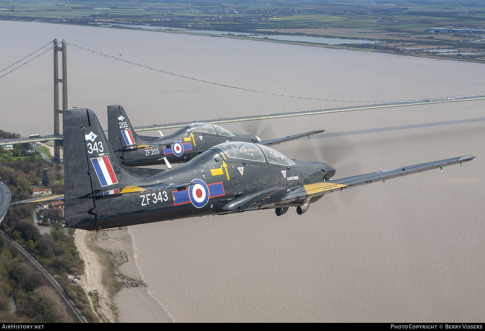 Aircraft Photo of ZF343 | Short S-312 Tucano T1 | UK - Air Force | AirHistory.net #273634