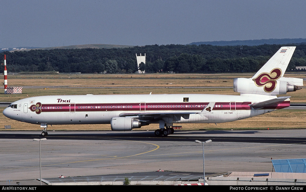 Aircraft Photo of HS-TME | McDonnell Douglas MD-11 | Thai Airways International | AirHistory.net #273652