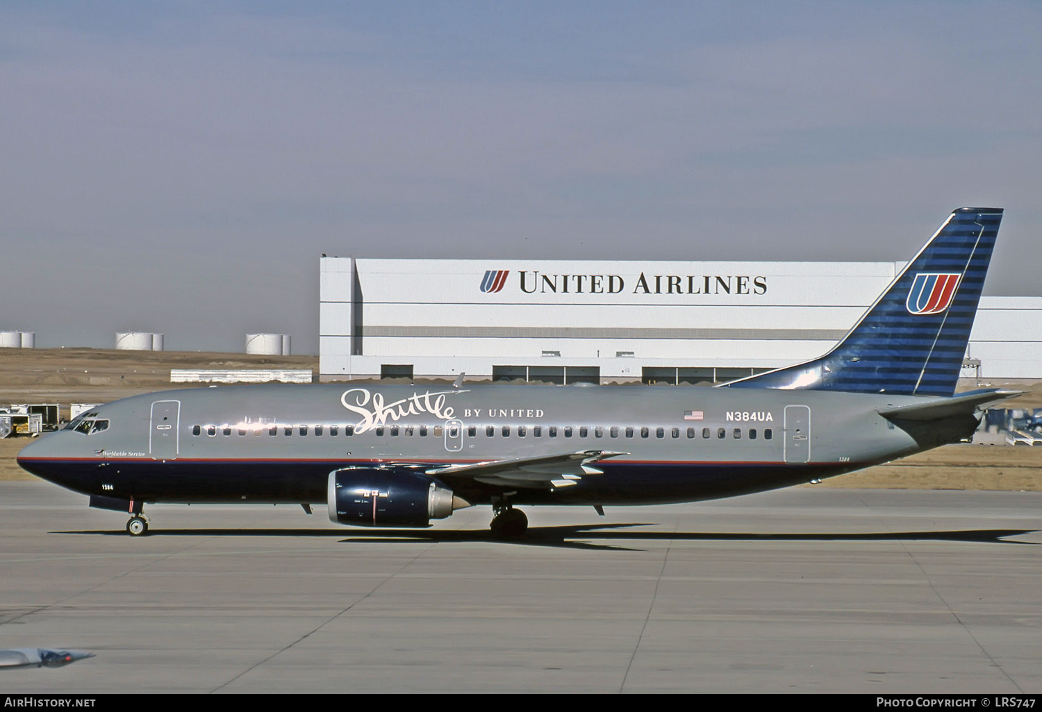 Aircraft Photo of N384UA | Boeing 737-322 | Shuttle by United | AirHistory.net #273702