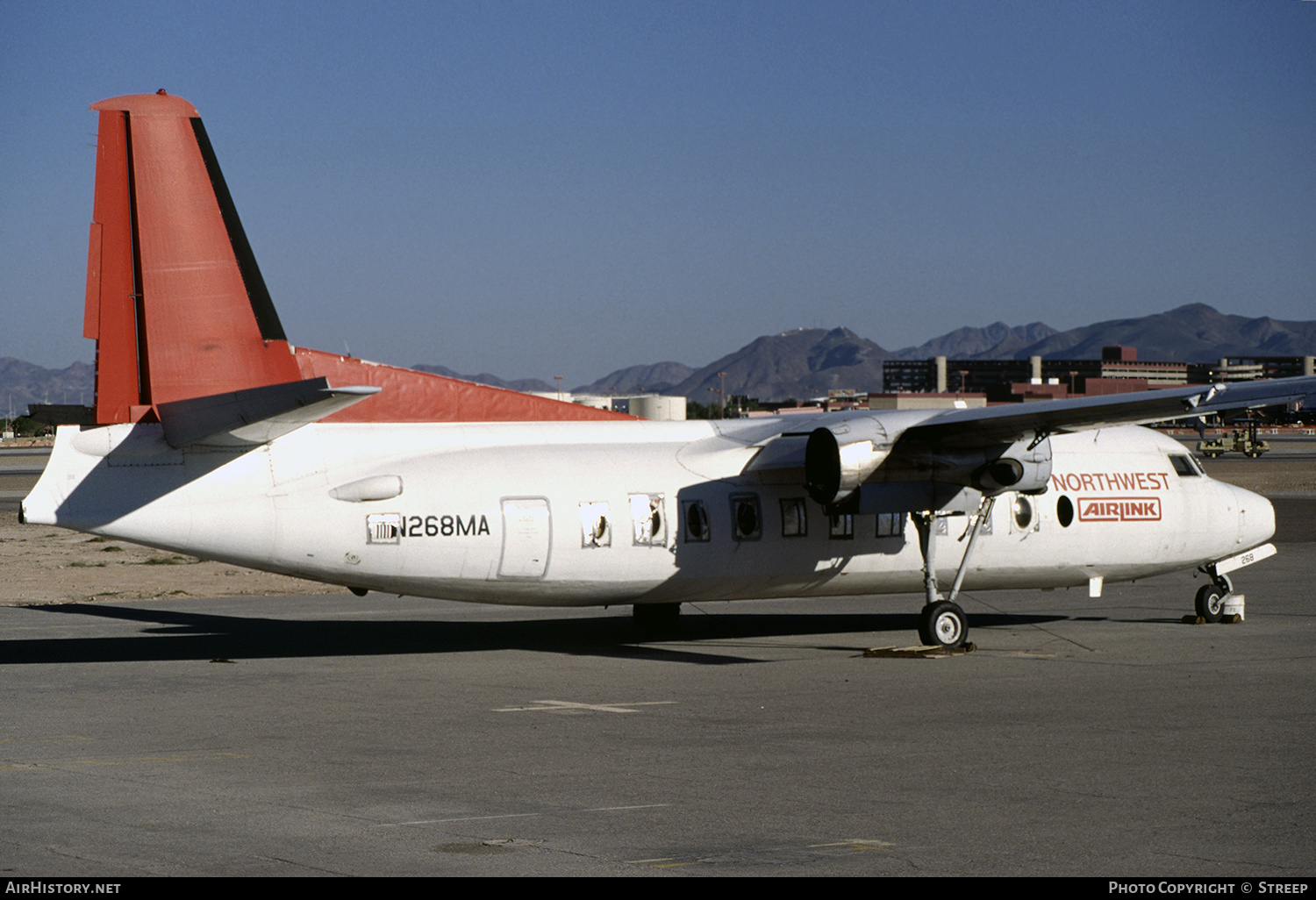 Aircraft Photo of N268MA | Fokker F27-200 Friendship | Northwest Airlink | AirHistory.net #273710