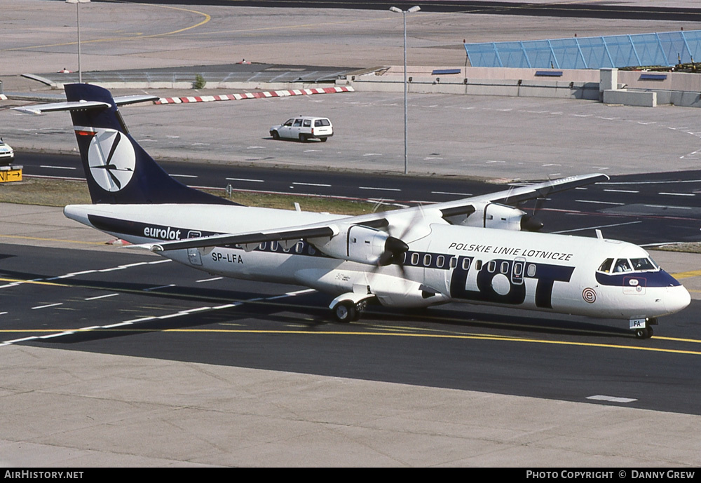 Aircraft Photo of SP-LFA | ATR ATR-72-202 | LOT Polish Airlines - Polskie Linie Lotnicze | AirHistory.net #273713