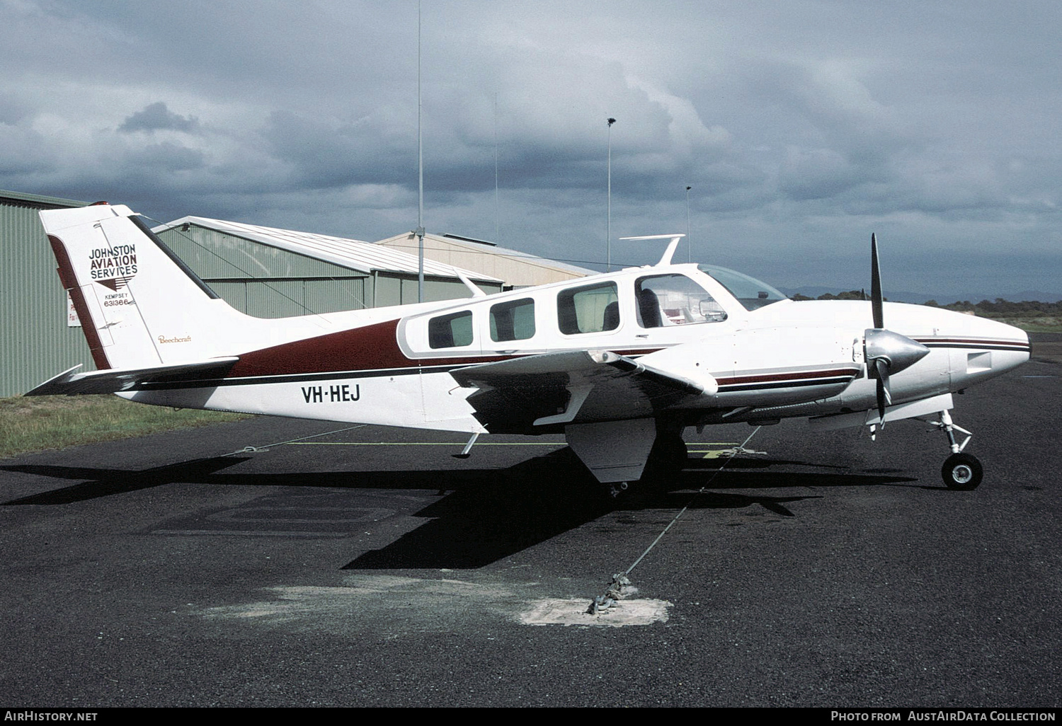 Aircraft Photo of VH-HEJ | Beech 58 Baron | Johnston Aviation Services | AirHistory.net #273728