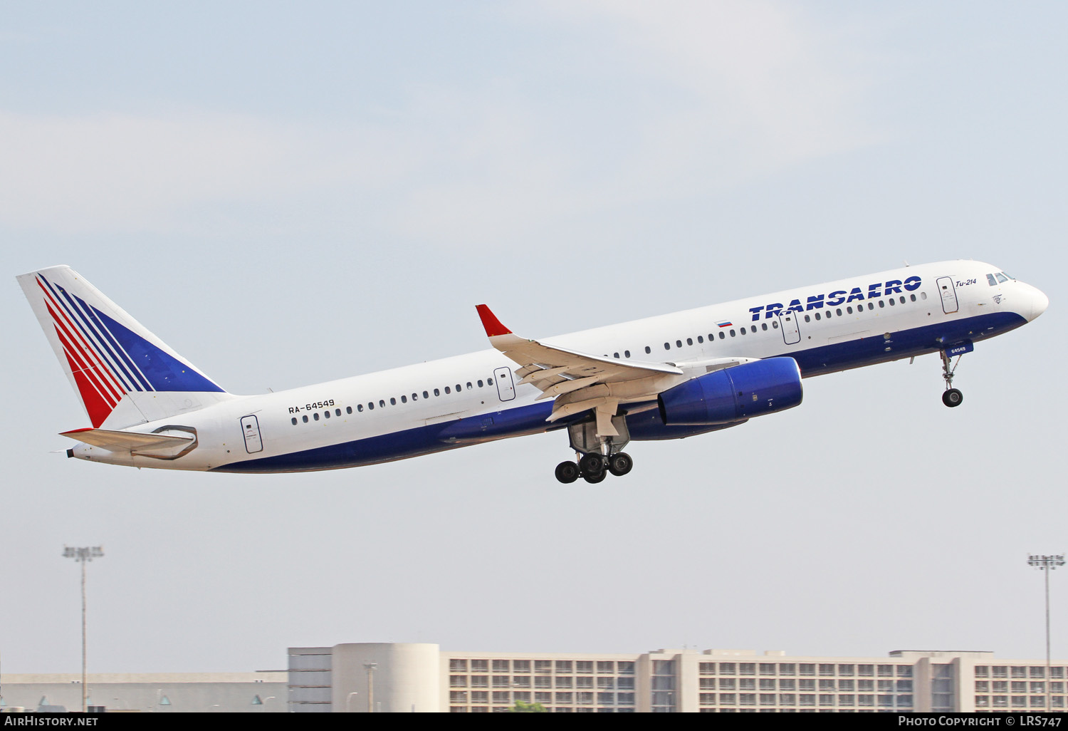 Aircraft Photo of RA-64549 | Tupolev Tu-214 | Transaero Airlines | AirHistory.net #273781