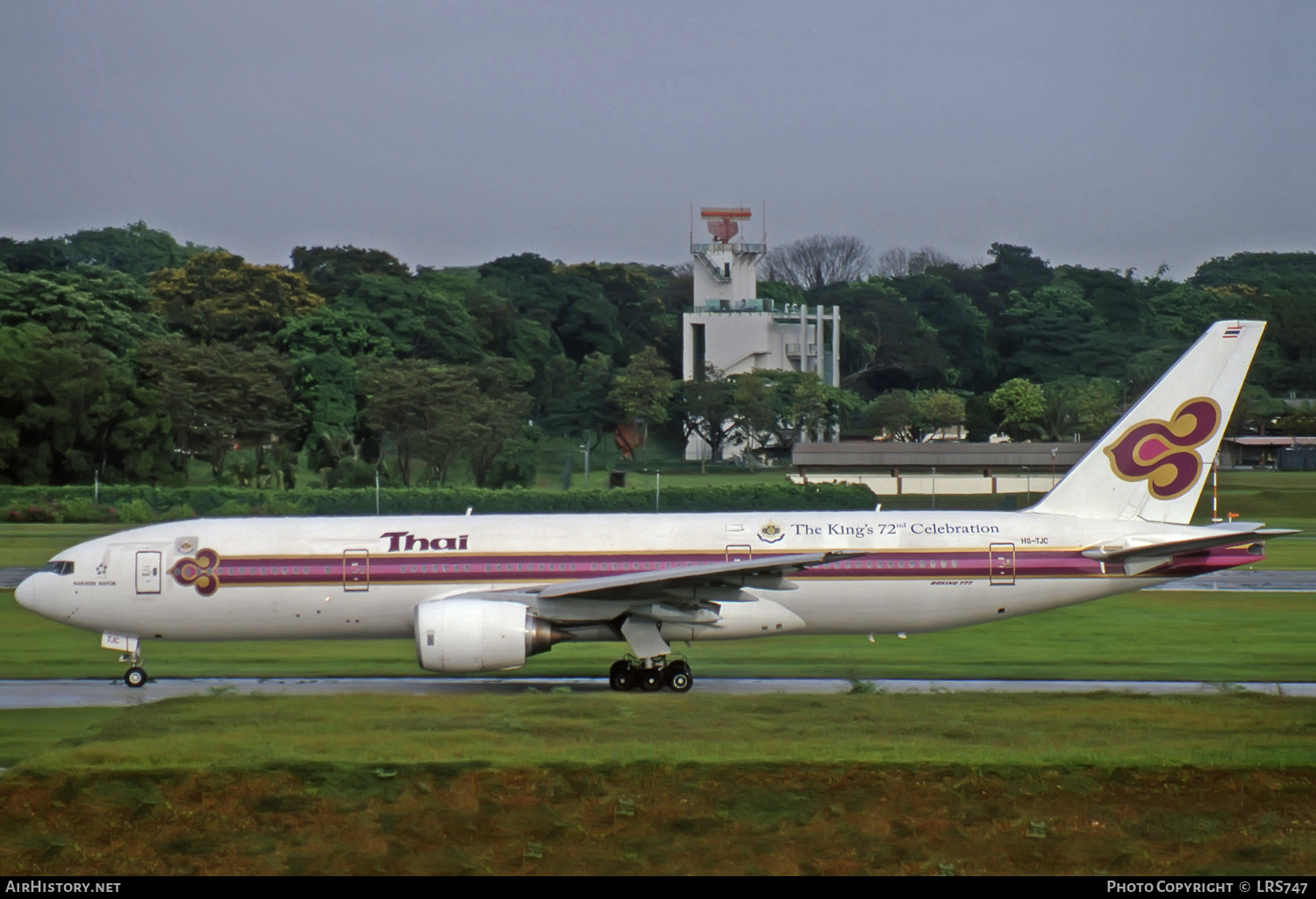 Aircraft Photo of HS-TJC | Boeing 777-2D7 | Thai Airways International | AirHistory.net #273857