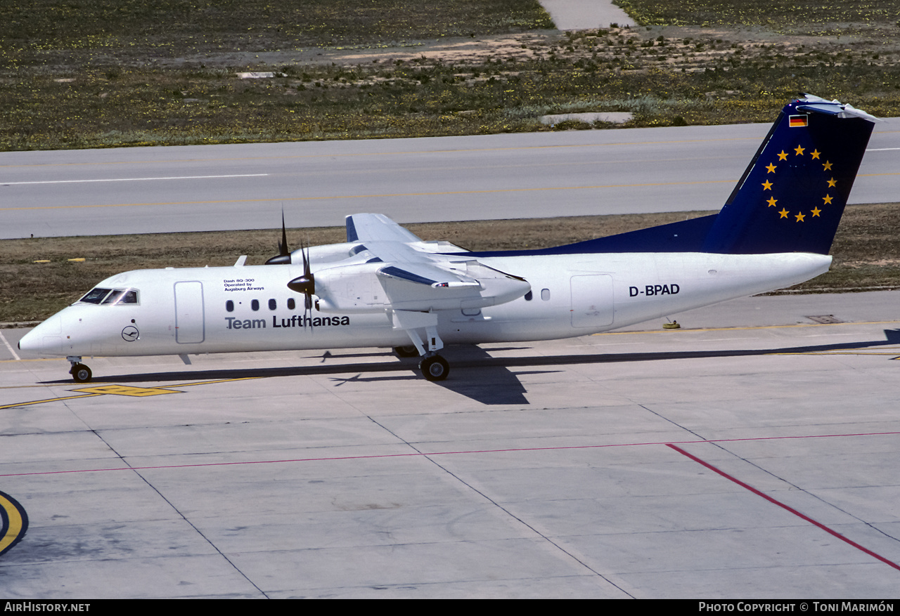 Aircraft Photo of D-BPAD | Bombardier DHC-8-314Q Dash 8 | Team Lufthansa | AirHistory.net #273880