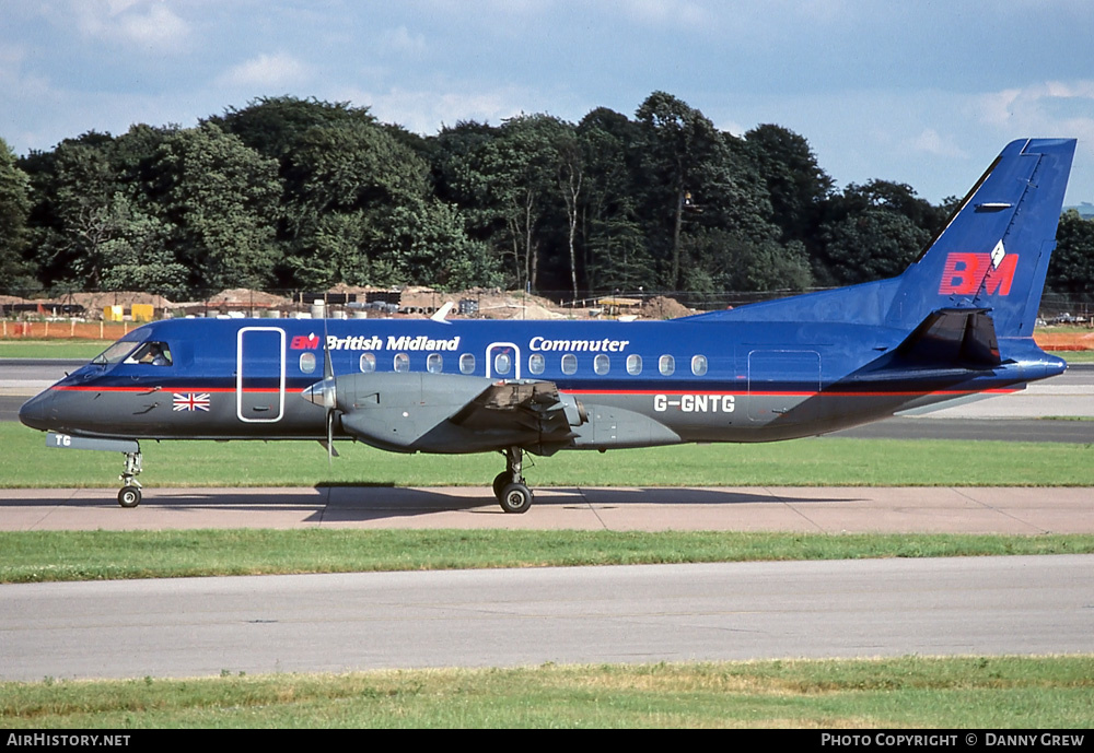 Aircraft Photo of G-GNTG | Saab 340A | British Midland Commuter | AirHistory.net #273915