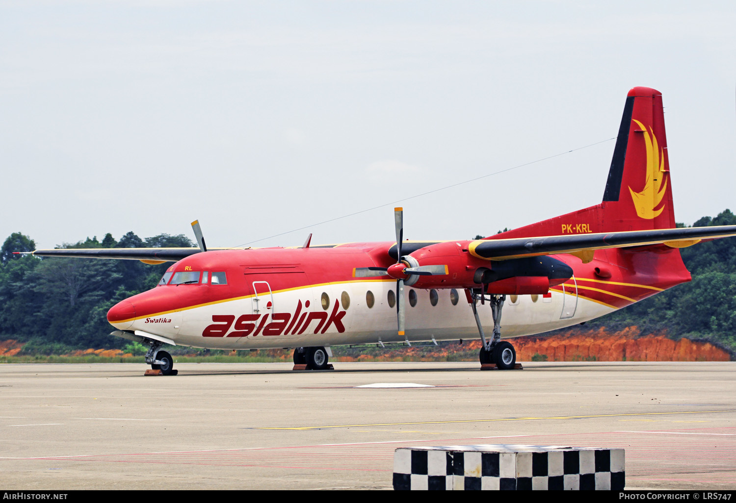 Aircraft Photo of PK-KRL | Fokker F27-500 Friendship | Asialink | AirHistory.net #273946