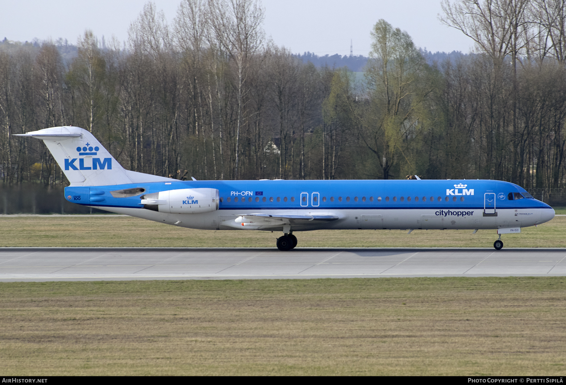Aircraft Photo of PH-OFN | Fokker 100 (F28-0100) | KLM Cityhopper | AirHistory.net #273953
