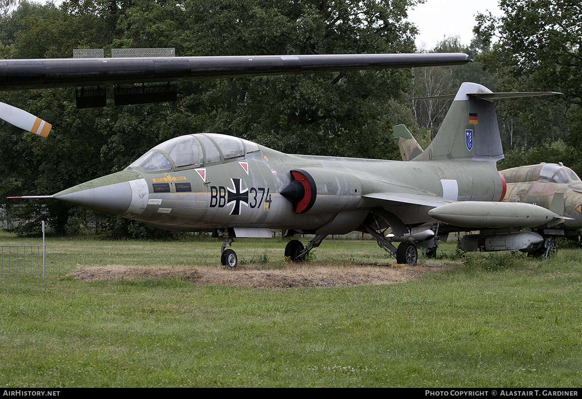 Aircraft Photo of BB-374 | Lockheed F-104F Starfighter | Germany - Air Force | AirHistory.net #273964