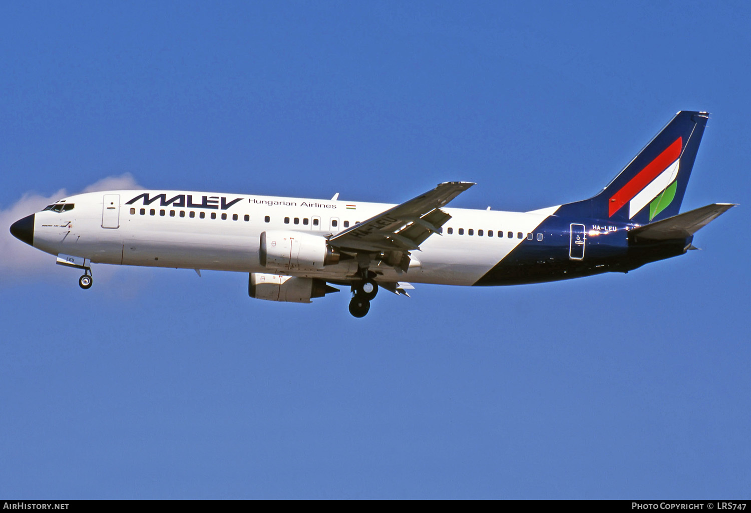 Aircraft Photo of HA-LEU | Boeing 737-4Y0 | Malév - Hungarian Airlines | AirHistory.net #273971