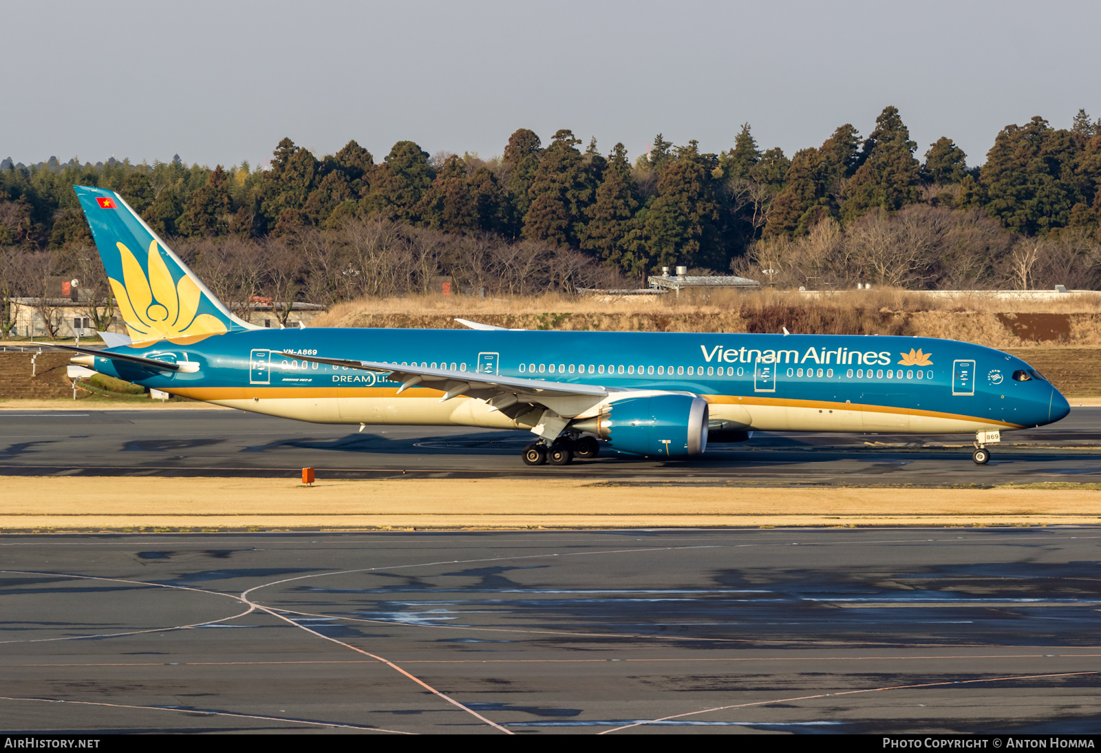 Aircraft Photo of VN-A869 | Boeing 787-9 Dreamliner | Vietnam Airlines | AirHistory.net #274001