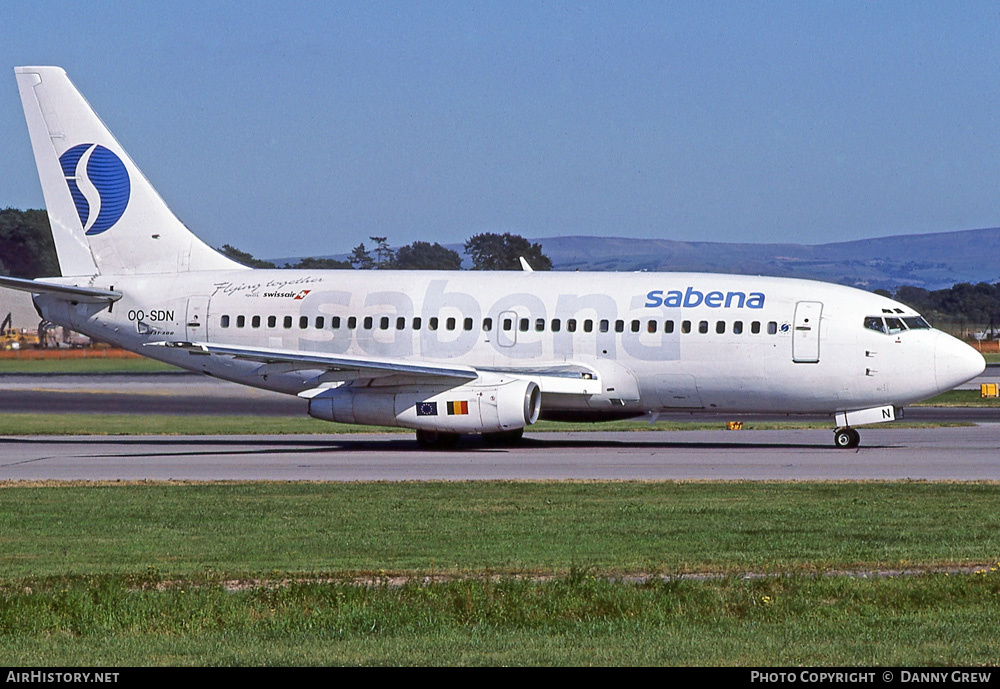 Aircraft Photo of OO-SDN | Boeing 737-229/Adv | Sabena | AirHistory.net #274029