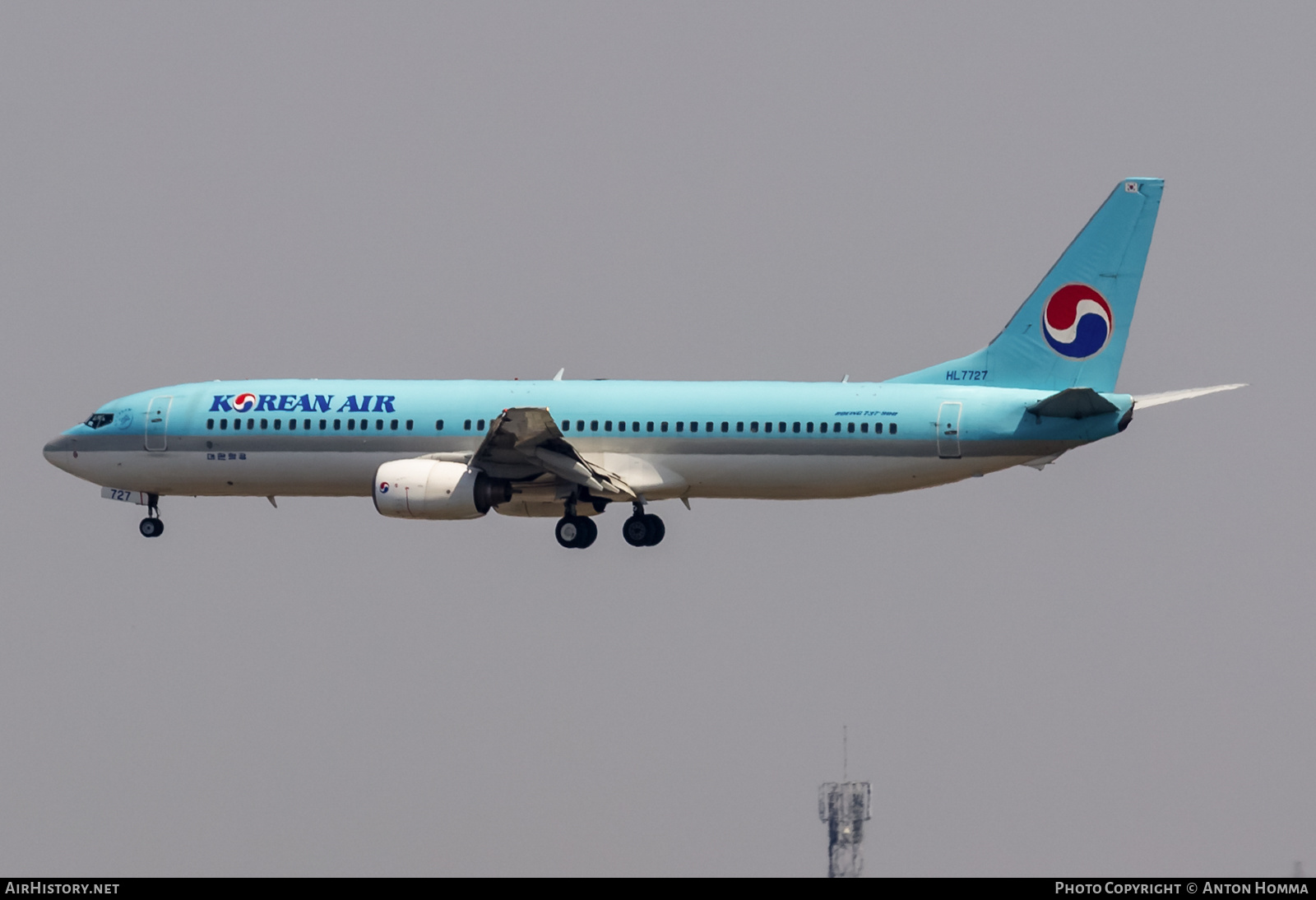 Aircraft Photo of HL7727 | Boeing 737-9B5 | Korean Air | AirHistory.net #274036