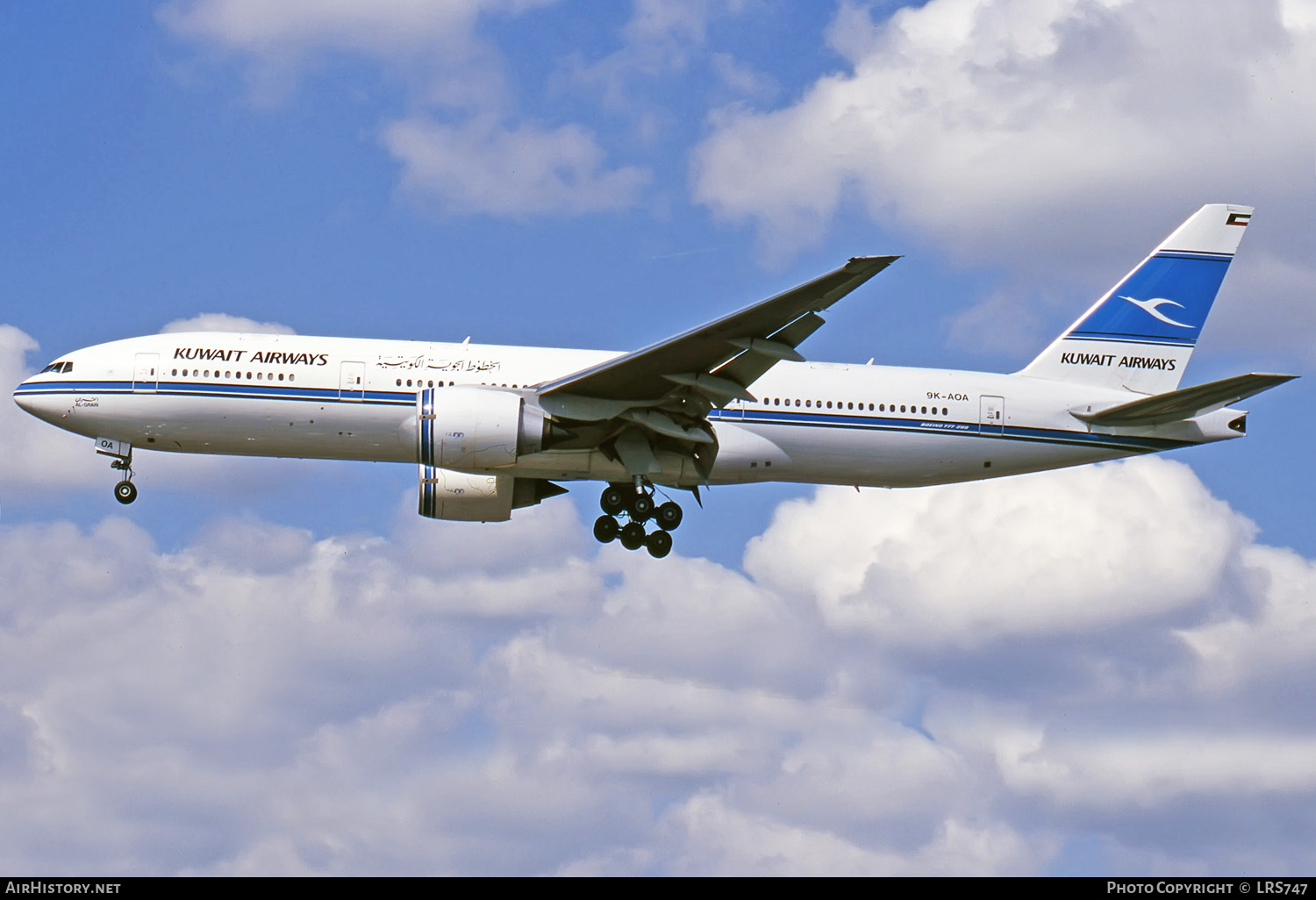 Aircraft Photo of 9K-AOA | Boeing 777-269/ER | Kuwait Airways | AirHistory.net #274056
