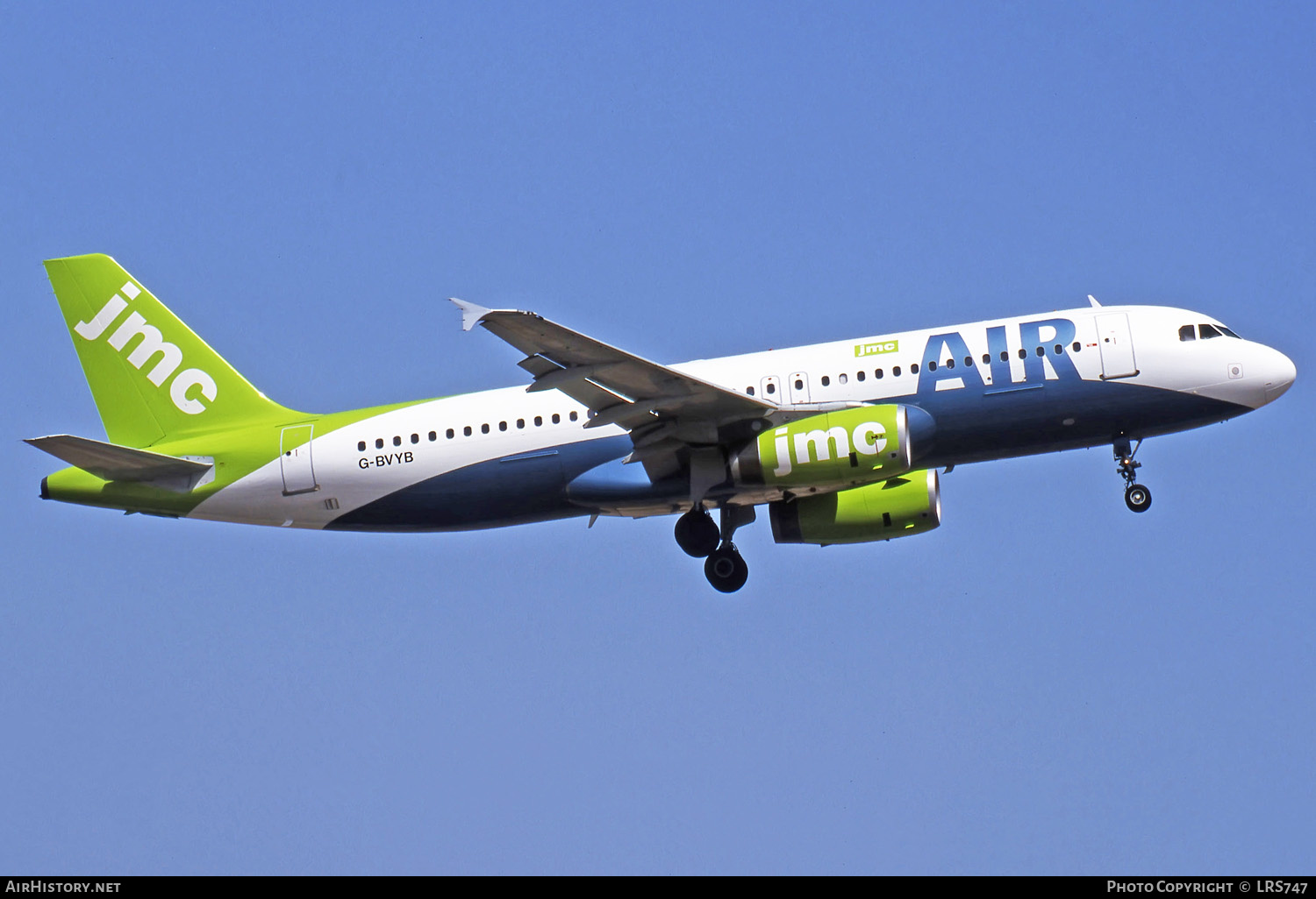Aircraft Photo of G-BVYB | Airbus A320-231 | JMC Air | AirHistory.net #274057