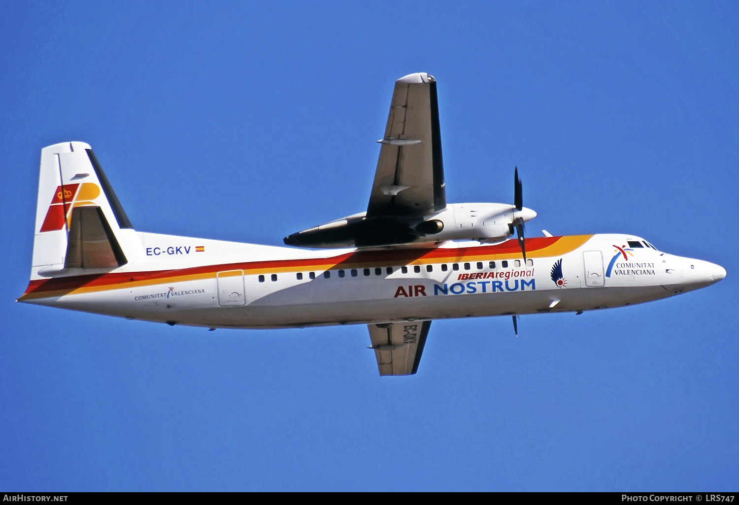 Aircraft Photo of EC-GKV | Fokker 50 | Air Nostrum | AirHistory.net #274072